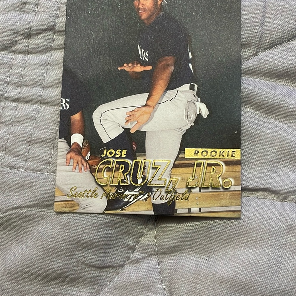 Jose Cruz Jr. Rookie Baseball Card